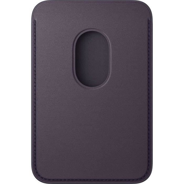Apple Cartera de tejido fino con MagSafe - Morado medianoche