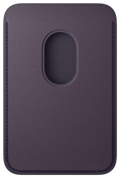 Apple Cartera de tejido fino con MagSafe - Morado medianoche