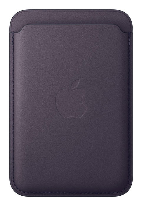 Apple MGH84ZM/A Cartera FineWoven con MagSafe para iPhone - Color Púrpura Nocturno, Compatible con Find My