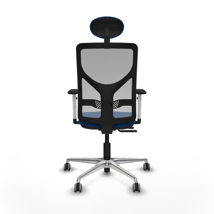 PIQUERAS Y CRESPO Silla de oficina Motilla Azul y Gris