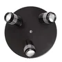 HO Aplique de Pared LED Industrial 3 Focos Orientables - 27W 2430Lm - Blanco Frío 6000K - IP25 - Acabado Negro - [HO-3X9COB-WALLLIGHT-B-CW]