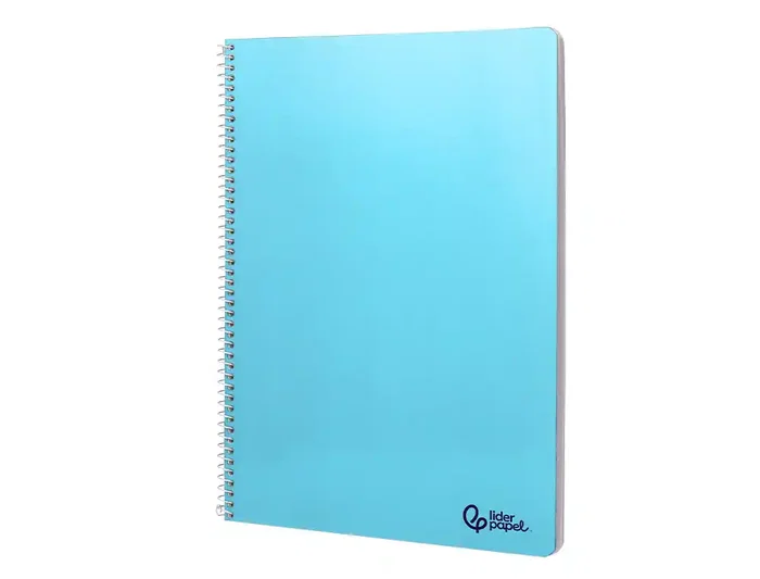 Liderpapel Cuaderno Espiral A4 Smart Tapa Blanda 80 Hojas Cuadriculado 3 mm con Margen Colores Surtidos
