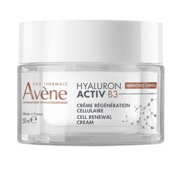 Avène HYALURON ACTIV B3 Crema Regeneradora Celular Antiarrugas y Antiedad con Ácido Hialurónico y Niacinamida para Rostro - 50 ml