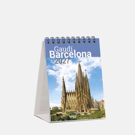 TRIANGLE POSTALS Calendario 2027 ST mini Gaudí-2 (9x12cm) decompressed