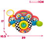 Winfun Volante para carro bebé 2 en 1 con luz y sonido