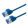 ROLINE Patchkabel Cat.6A S/FTP Azul 2 m