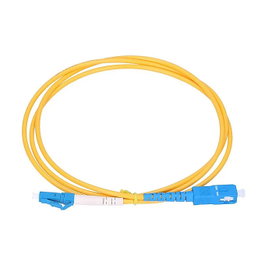 Extralink Patchcord LC/UPC-SC/UPC Monomodo Simplex 2m Amarillo
