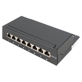 Digitus DN-91608SD Patch Panel Cat6 8 puertos apantallado negro