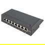 Digitus Patch Panel 1HE 8-Port Cat6 Apantallado Negro