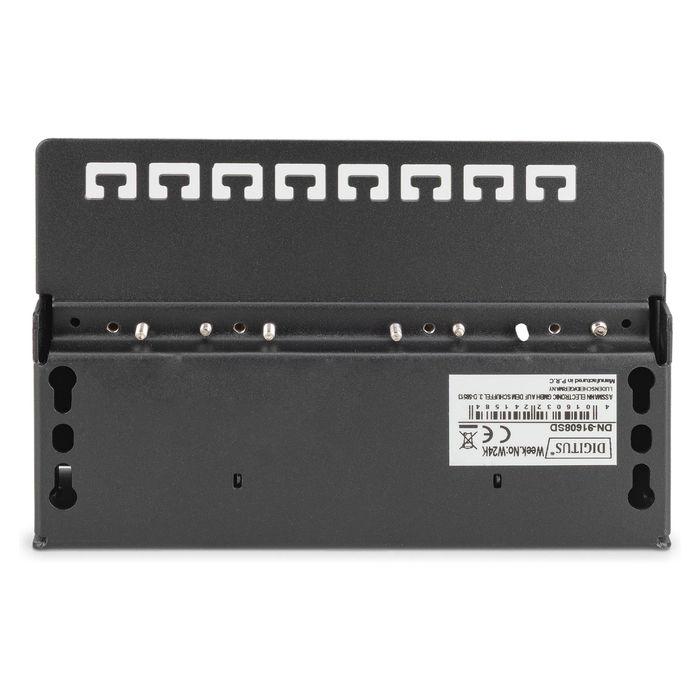 Digitus Patch Panel 1HE 8-Port Cat6 Apantallado Negro