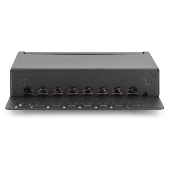 Digitus Patch Panel 1HE 8-Port Cat6 Apantallado Negro