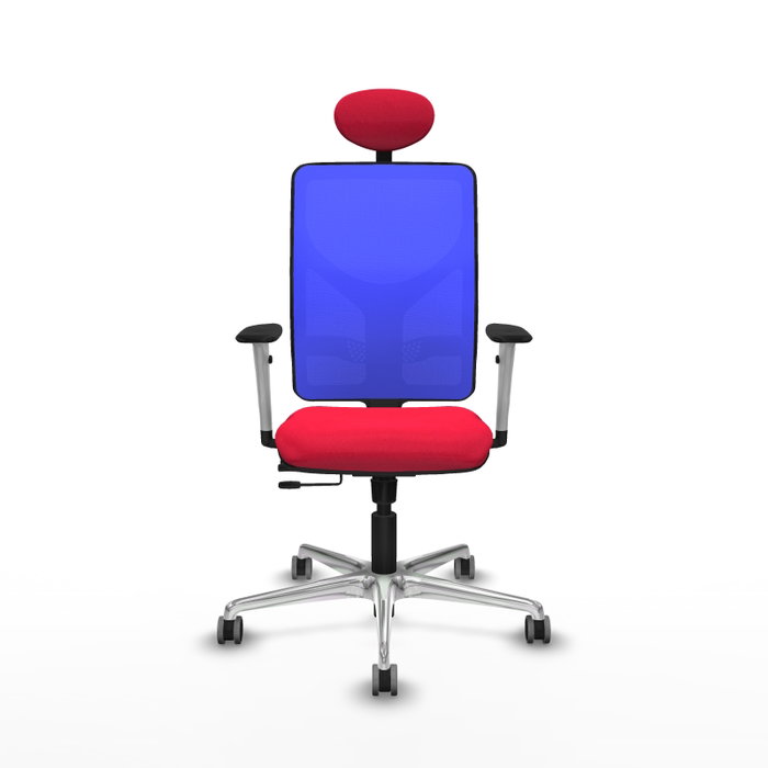 PIQUERAS Y CRESPO Silla de oficina Motilla con mecanismo Sincro/Traslack, Rojo y Azul PIQUERAS Y CRESPO Silla de oficina Motilla con mecanismo Sincro/Traslack, Rojo y Azul
