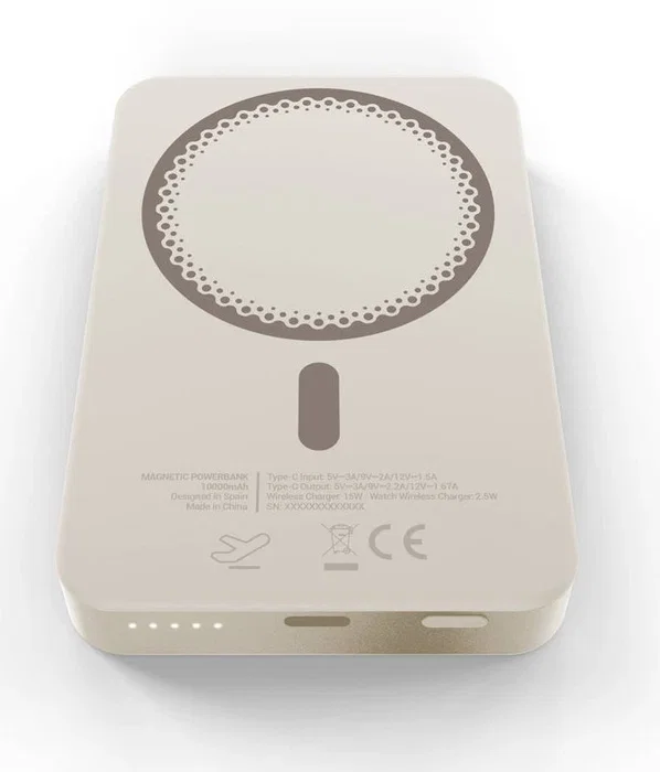Energy Sistem Magnetic Powerbank 10000 mAh Champán Energy Sistem Magnetic Powerbank 10000 mAh Champán