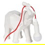 Lámpara Mesa Elefante Blanco Poliresina 27 X 13 X 24,50 cm