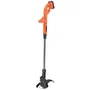 Black + Decker Recortadora de césped eléctrica inalámbrica ST182320-QW, 18 V, 25 cm, incluye batería de 2 Ah y cargador