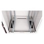 ROLINE 26.21.0033 Bastidor de red 22U 19", estructura de acero, puertas de vidrio y trasera extraíble, color gris, dimensiones 800x800x1125 mm (BxTxH)