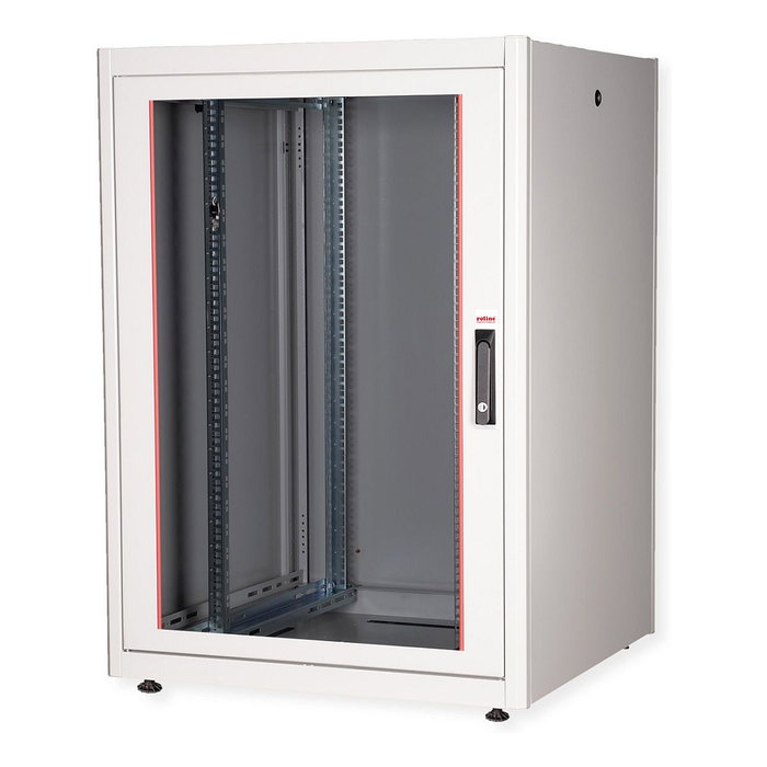 ROLINE 26.21.0033 Bastidor de red 22U 19", estructura de acero, puertas de vidrio y trasera extraíble, color gris, dimensiones 800x800x1125 mm (BxTxH) ROLINE 26.21.0033 Bastidor de red 22U 19", estructura de acero, puertas de vidrio y trasera extraíble, color gris, dimensiones 800x800x1125 mm (BxTxH)
