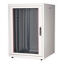 ROLINE 26.21.0033 Bastidor de red 22U 19", estructura de acero, puertas de vidrio y trasera extraíble, color gris, dimensiones 800x800x1125 mm (BxTxH)