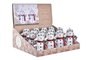 DKD Home Decor Vela de Muñeco Blanco y Rojo