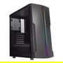 Xilence Caja PC Midi Tower XG121 BLADE X512.RGB Negra con Iluminación RGB