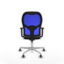 PIQUERAS Y CRESPO Silla de oficina Jorquera Blanca y Azul