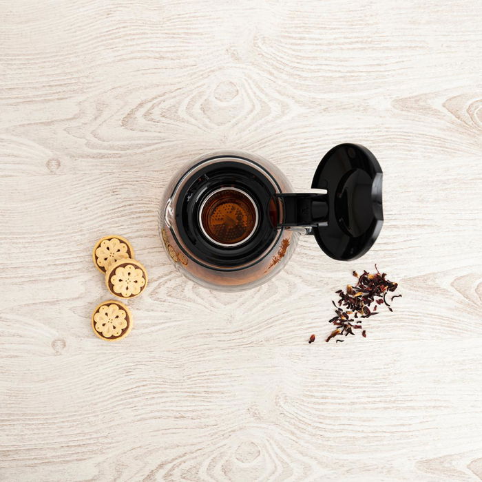 Tetera Vidrio Filtro Inox Serenia Quid 1,5 L