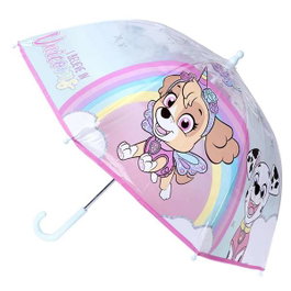 Cerdá Paraguas Manual Burbuja Paw Patrol Skye Infantil Niña Rosa 100%POE