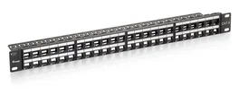Equip Patch Panel Cat.6 de 48 puertos Keystone Slim 1U
