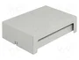DeLOCK Panel de conexiones Keystone de 8 puertos gris de metal