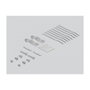 DeLOCK Panel de conexiones Keystone de 8 puertos gris de metal