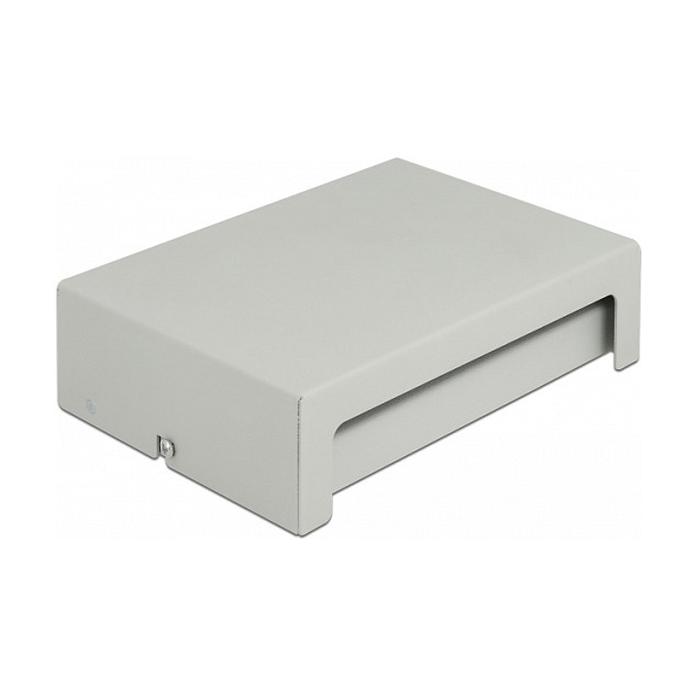 DeLOCK Panel de conexiones Keystone de 8 puertos gris de metal