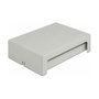 DeLOCK Panel de conexiones Keystone de 8 puertos gris de metal