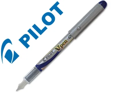 Pilot V Pen Silver Azul (Pack de 12 unidades) de tinta líquida Pilot V Pen Silver Azul (Pack de 12 unidades) de tinta líquida