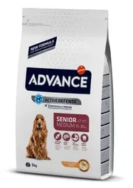 Advance Canine Senior Medium Pollo Arroz Pienso para Perros Adultos Mayores de 3 kg