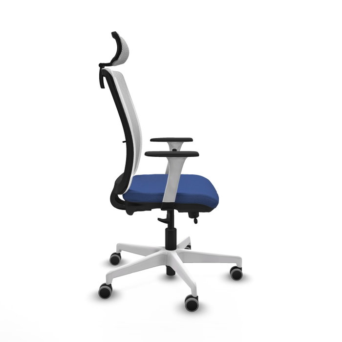 PIQUERAS Y CRESPO Silla de oficina Haches Azul marino y Blanco PIQUERAS Y CRESPO Silla de oficina Haches Azul marino y Blanco