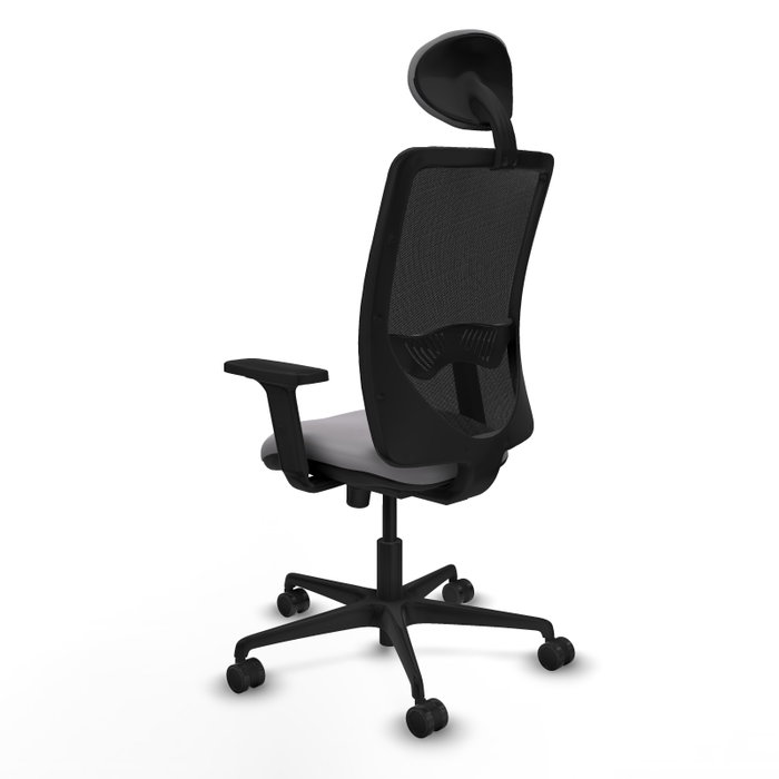 PIQUERAS Y CRESPO Silla de oficina Zulema con mecanismo Sincro, Gris y Negro PIQUERAS Y CRESPO Silla de oficina Zulema con mecanismo Sincro, Gris y Negro