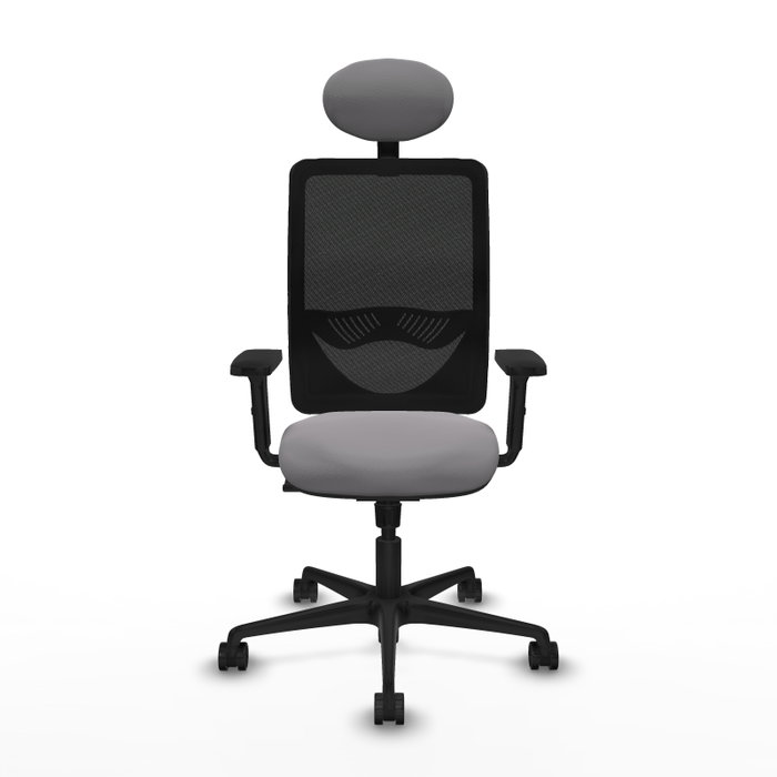 PIQUERAS Y CRESPO Silla de oficina Zulema con mecanismo Sincro, Gris y Negro PIQUERAS Y CRESPO Silla de oficina Zulema con mecanismo Sincro, Gris y Negro