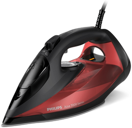 Philips 7000 series DST7022/40 Plancha de vapor Negro/Rojo