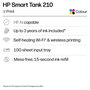 HP Smart Tank 210 Impresora Inalámbrica Color Blanco y Gris