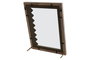 DKD Home Decor Marco de fotos 15x20 MDF Cristal Natural 25x7x32