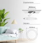 GSC Evolution Downlight empotrable LED redondo Lonbo 20W 3000K Blanco
