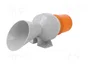 AUER SIGNAL Señalizador Luminoso y Sonoro KLL Naranja 24VDC