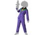 Disfraz de Payaso Morado para Niño con Chaqueta, Ideal Halloween y Fiestas Temáticas, Estilo Circo Terror Inquietante, Talla 7-9 Años, Poliéster