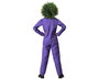 Disfraz de Payaso Morado para Niño con Chaqueta, Ideal Halloween y Fiestas Temáticas, Estilo Circo Terror Inquietante, Talla 7-9 Años, Poliéster