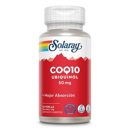 SOLARAY Ubiquinol CoQ10 50 mg, 30 perlas