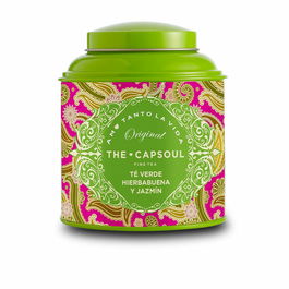 The Capsoul Té Granel Verde, Hierbabuena & Jazmín 100 g - Experiencia Aromática con Propiedades Calmantes y Antioxidantes