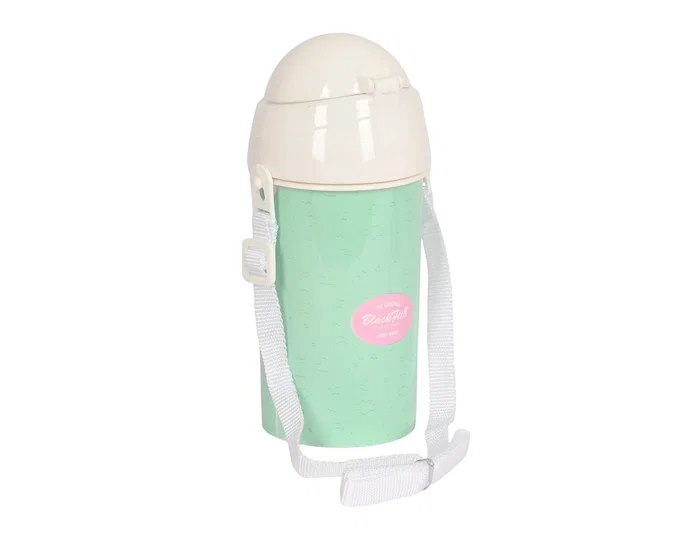 Safta Botella Blackfit8 Moon con apertura automática y pajita de 500 ml