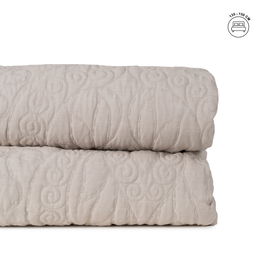 Colcha Beige 240 x 1 x 260 cm