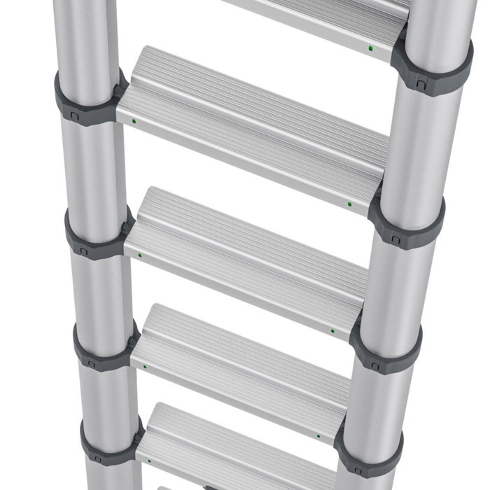 Hailo Master T100 Escalera Telescópica de 11 Peldaños