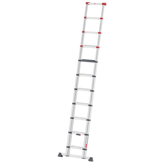 Hailo Master T100 Escalera Telescópica de 11 Peldaños